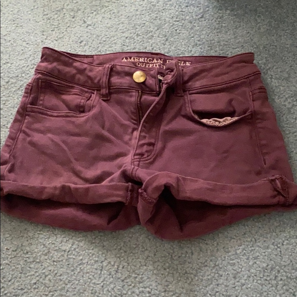Purple American Eagle Shorts